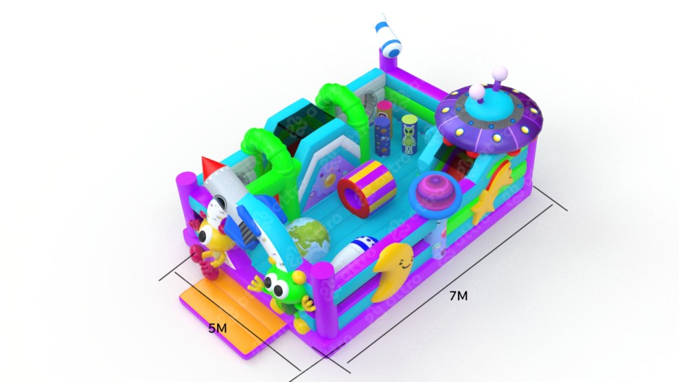 Надувная горка 
