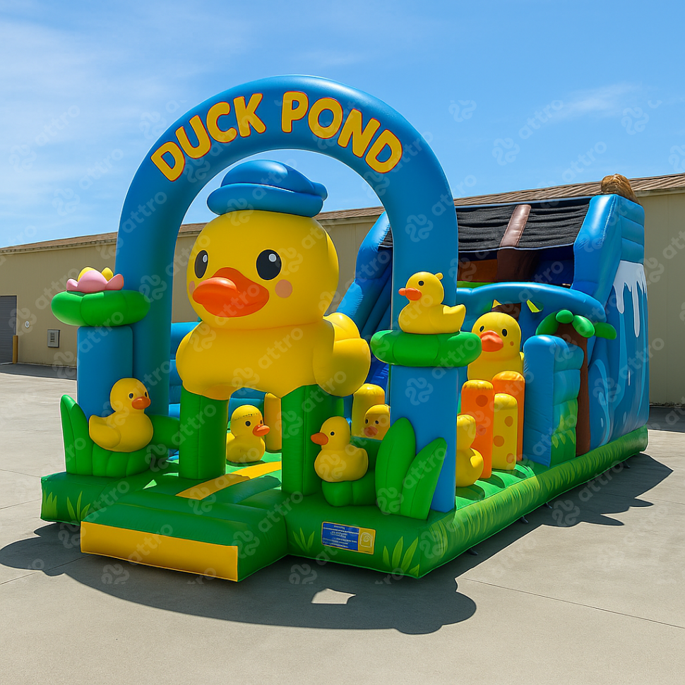Проект надувного батута «Утиный пруд»