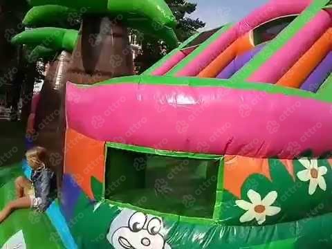 Надувной батут "Золотой луг" 6*5,5*4 м