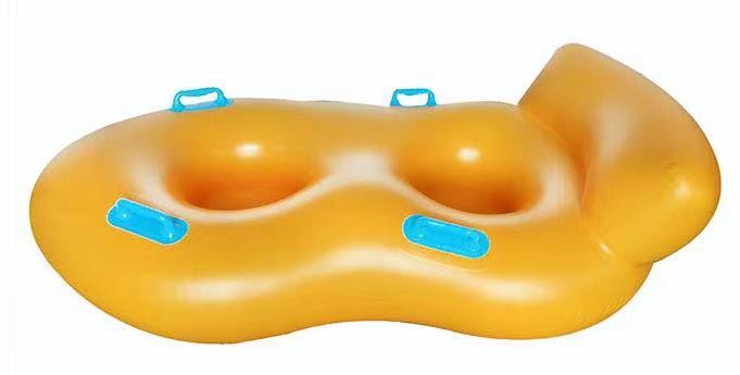 Надувной круг для аквапарка (двойной со спинкой) 1,7*1 м