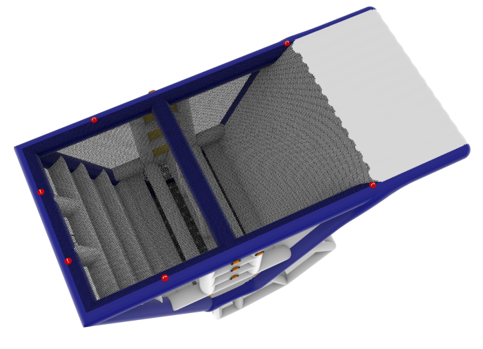 Надувной аквапарк "Фрифал Супреме" 8*4*5,2м