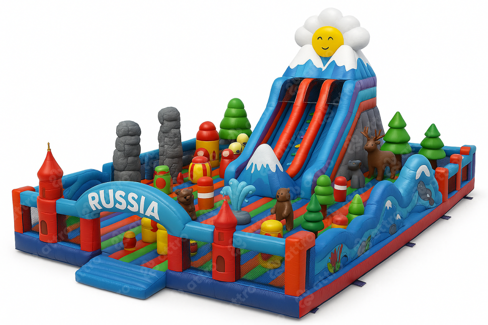 Проект надувного батута «Россия»