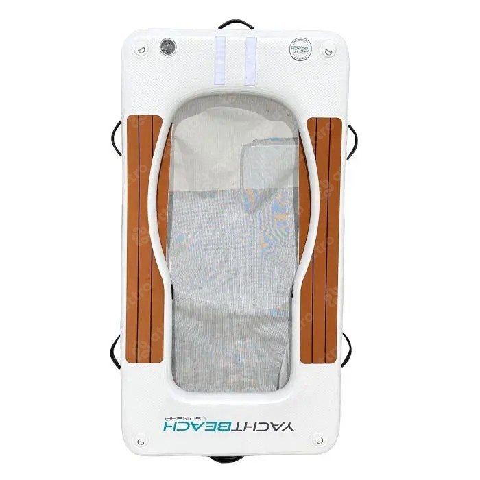 Надувной плавающий шезлонг премиум