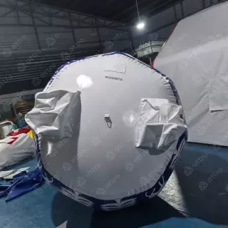 Плавающая надувная новогодняя фигура "Елочный шар"