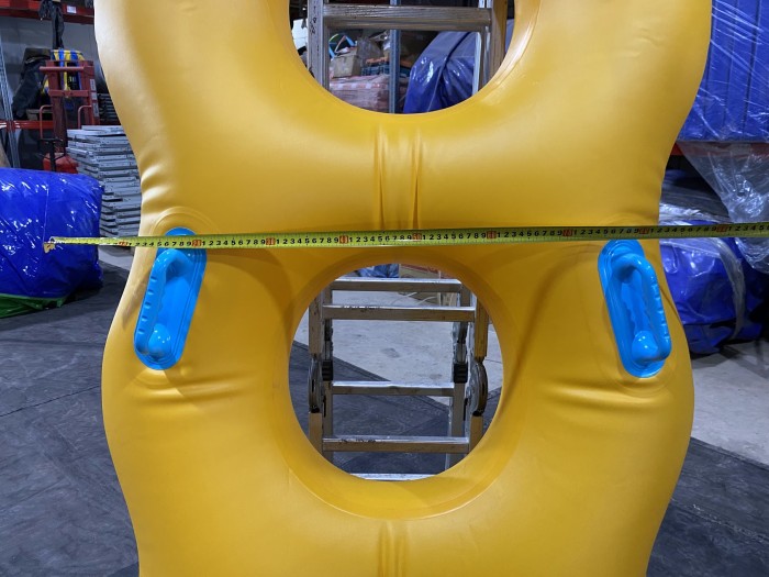 Круг для аквапарка тройной 42" (закрытый шов)