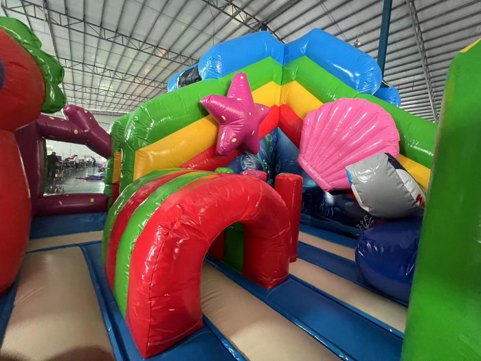 Надувная горка "Морское приключение" 7*6*4,4 м