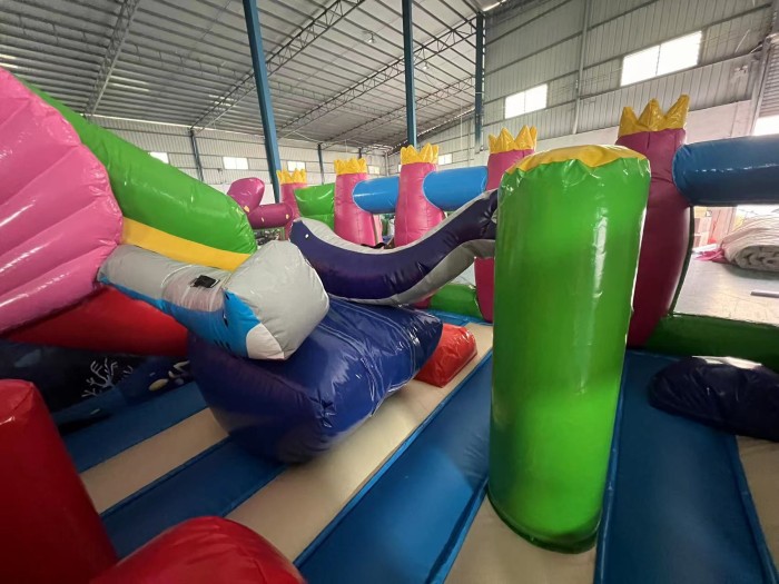 Надувная горка "Морское приключение" 7*6*4,4 м