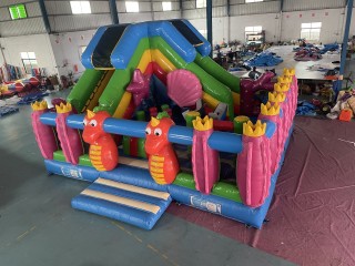 Надувная горка "Морское приключение" 7*6*4,4 м
