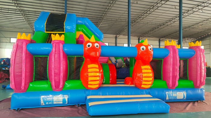 Надувная горка "Морское приключение" 7*6*4,4 м