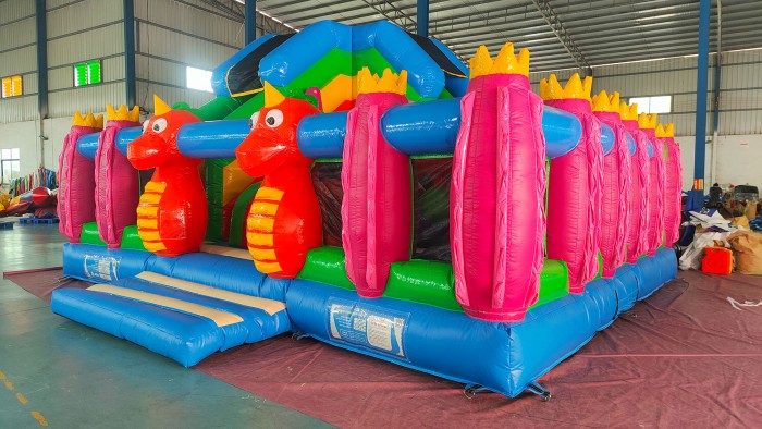 Надувная горка "Морское приключение" 7*6*4,4 м