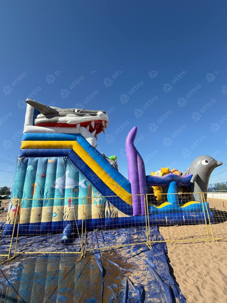 Надувная горка 