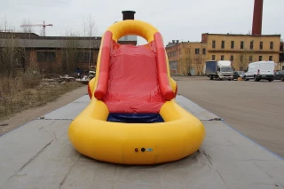 Надувная водная горка "Капля" 9*3,8*3,8м
