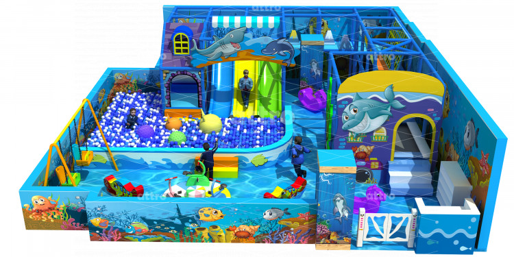 Детский игровой лабиринт «Морское царство»