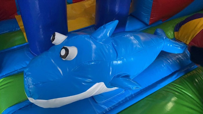 Надувная горка "Подводная братва" 7*5*4,2 м