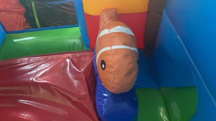 Надувная горка "Подводная братва" 7*5*4,2 м