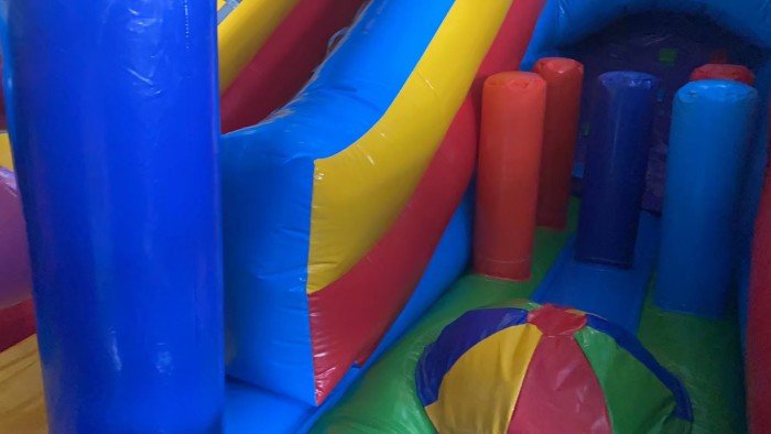 Надувная горка "Подводная братва" 7*5*4,2 м