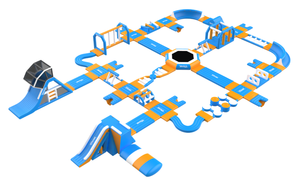 Надувной аквапарк 