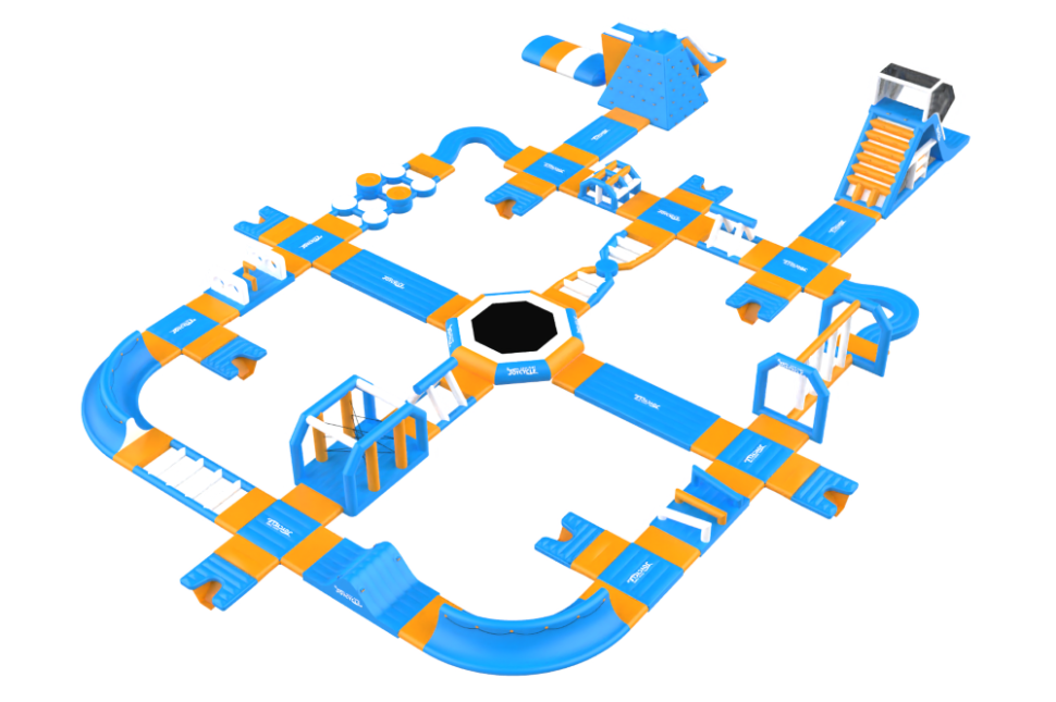 Надувной аквапарк 