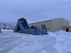 Надувная зимняя горка "Экстрим в джунглях" 27*4,5*9,3 м