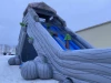 Надувная зимняя горка "Экстрим в джунглях" 27*4,5*9,3 м