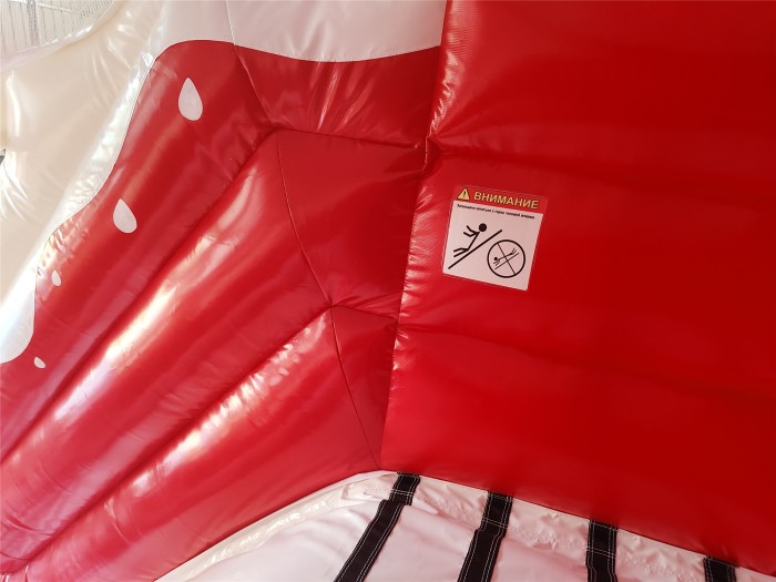 Надувной батут "Новогодняя горка" 5*5*4,1 м