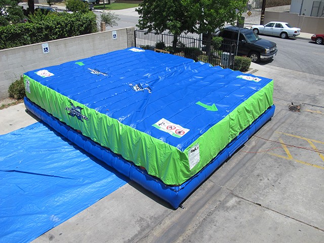 Надувная подушка для батутного зала 5*5*1,2 м 