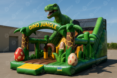 Проект надувного батута «Дино-джунгли»