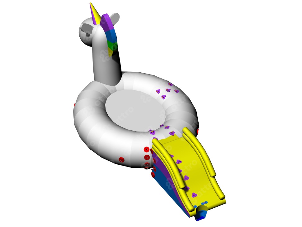 Надувная зона отдыха на воде 