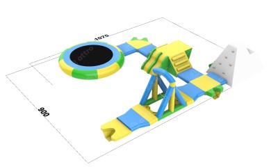 Надувной аквапарк &quot;Детский&quot; 10,7*9*1,9 м