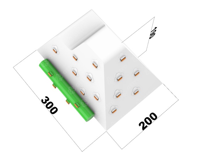Надувной аквапарк "Детский" 10,7*9*1,9 м