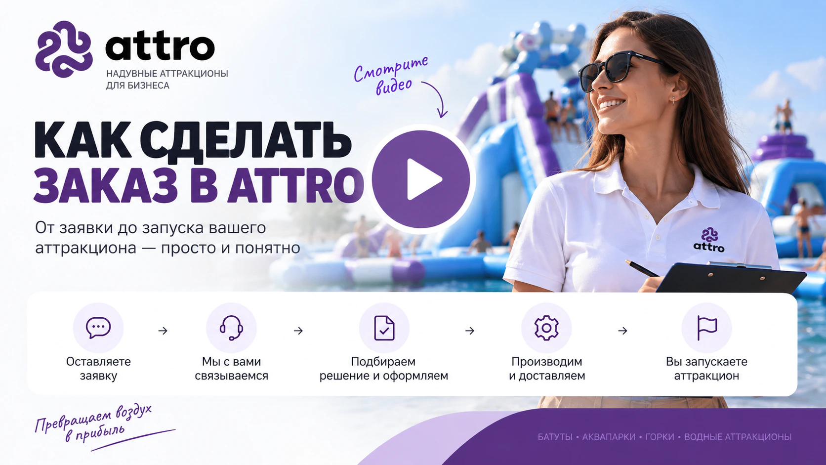 Как сделать заказ в ATTRO
